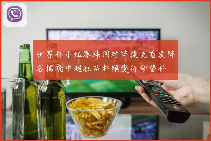 世界杯小组赛韩国对阵捷克首发阵容揭晓中超独苗朴镇燮待命替补
